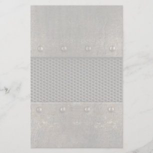 Grunge metalen achtergrond briefpapier