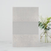 Grunge metalen achtergrond briefpapier (Staand voorkant)