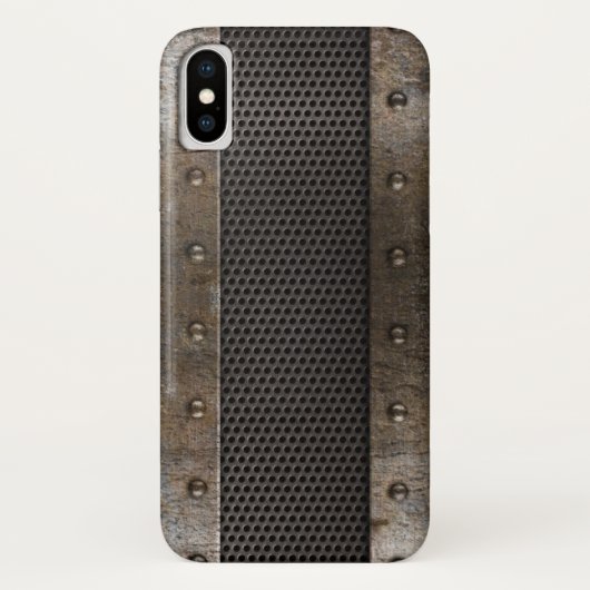 Grunge metalen achtergrond Case-Mate iPhone case (Achterkant)