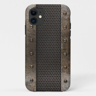Grunge metalen achtergrond iPhone 11 hoesje