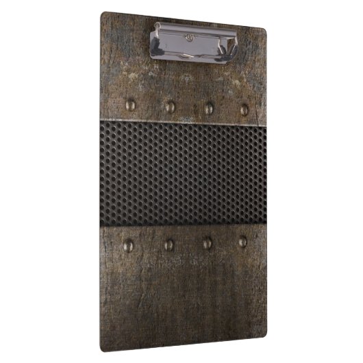 Grunge metalen achtergrond klembord (Rechts)