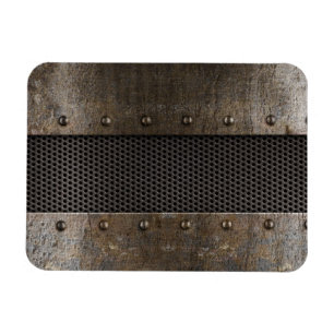 Grunge metalen achtergrond magneet