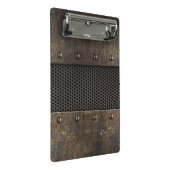 Grunge metalen achtergrond mini klembord (Schuin)