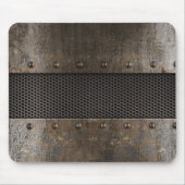 Grunge metalen achtergrond muismat (Voorkant)
