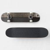Grunge metalen achtergrond persoonlijk skateboard (Horizontaal)