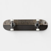 Grunge metalen achtergrond persoonlijk skateboard (Horizontaal)