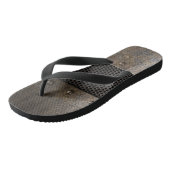 Grunge metalen achtergrond teenslippers (Schuin)