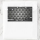 Grunge metalen sticker (Tas)