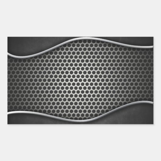 Grunge metalen sticker (Voorkant)