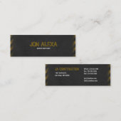 Grunge Mini Visitekaartje (Voorkant / Achterkant)