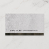 Grunge Moderne stijlversim Visitekaartje (Achterkant)