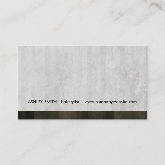 Grunge Moderne stijlversim Visitekaartje (Voorkant)
