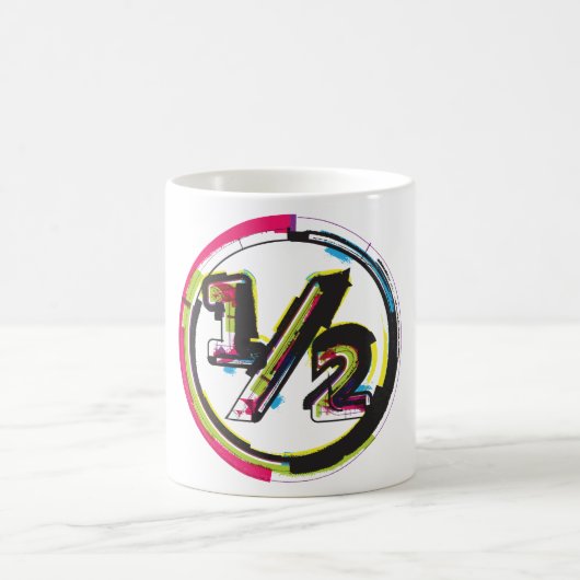 Grunge Mok halve symboolkoffie (Center)