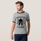 GRUNGE Molon Labe 5 STARS Spartan Helmet T-shirt (Voorkant volledig)