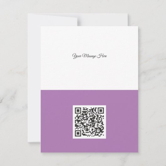 Grunge Monochrome Corporate Smudges QR Code Feestdagenkaart (Achterkant)