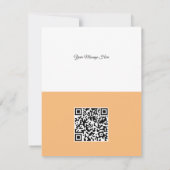Grunge Monochrome Corporate Smudges QR Code Feestdagenkaart (Achterkant)