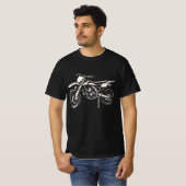 Grunge Motocross Motorfiets T-shirt (Voorkant volledig)