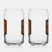 Grunge Motorcycle "Ride Hard" Shield Blikvorm Glas (Links)