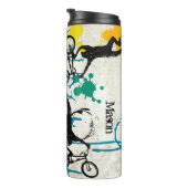 Grunge Mountain Bike Dirt Bike BMX Thermosbeker (Geroteerd rechts)