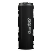 Grunge Mountain Scripture Love Design Thermosbeker (Achterkant)