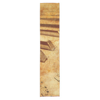 Grunge Music Sheet Piano Keys Korte Tafelloper