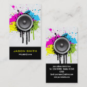 Grunge Music Visitekaartje (Voorkant / Achterkant)