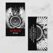 Grunge Music Visitekaartje (Voorkant / Achterkant)