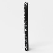 grunge muzieknoten Case-Mate iPhone case (Achterkant/links)