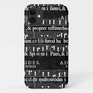 grunge muzieknoten Case-Mate iPhone case