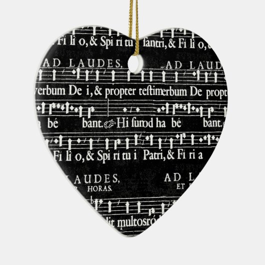 grunge muzieknoten keramisch ornament (Rechts)