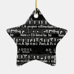 grunge muzieknoten keramisch ornament