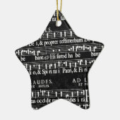 grunge muzieknoten keramisch ornament (Links)