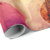 Grunge muzieknoten met viool cadeaupapier (Rol Hoek)