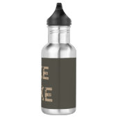 Grunge Neem een Hike Typografie Waterfles (Rechts)