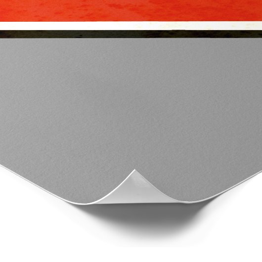 Grunge "No Moms Allowed"-teken Poster (Hoek)