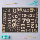 Grunge Numbers Meubilair, loskoppelen papier (Craft)