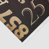 Grunge Numbers Meubilair, loskoppelen papier (Detail)