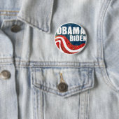 Grunge Obama Biden Button (In situ)
