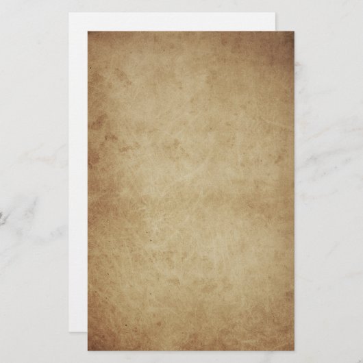 Grunge Old  Parchment Briefpapier (Voorkant / Achterkant)