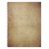 Grunge Old  Parchment Notitieboek (Voorkant)