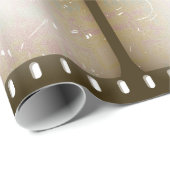 Grunge Old Scratched Film Cadeaupapier (Rol Hoek)