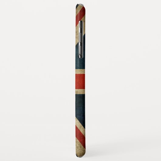 Grunge Old UK Flag - Great Britain Union Jack Case-Mate iPhone Case (Achterkant/links)