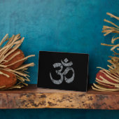 Grunge OM Symbol Spiritualiteit Yoga Fotoplaat (Zijkant)