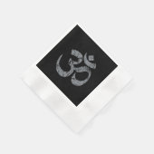 Grunge OM Symbol Spiritualiteit Yoga Servet (Hoek)