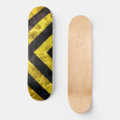 Grunge onder bouwstrepen skateboard (Voorkant)