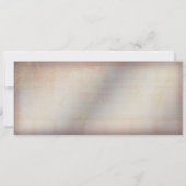 Grunge Oranje, Black, Grey Bar Mitzvah Invitation Kaart (Achterkant)