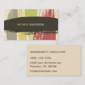 Grunge Paint Consultant Cool Visitekaartjes (Voorkant / Achterkant)