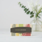 Grunge Paint Consultant Cool Visitekaartjes (Staand voorkant)