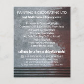 Grunge Painted Wall, schilder & decorator Flyer (Voorkant)