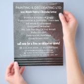 Grunge Painted Wall, schilder & decorator Flyer (Hand)